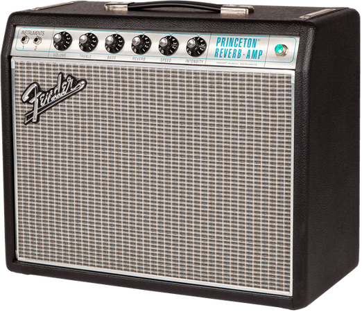 Fender 68 Custom Princeton Reverb 1x10 Valve Guitar Amplifier Combo