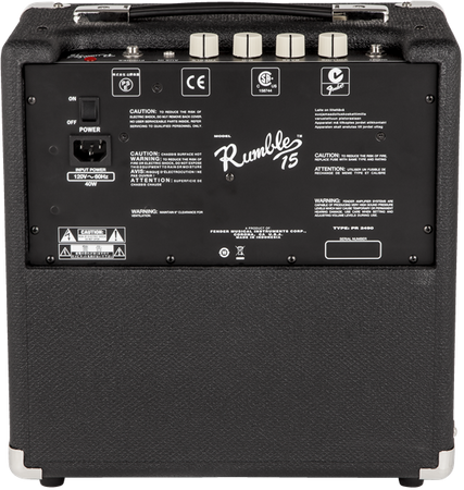 Fender Rumble 15 V3 Bass Combo Amplifier