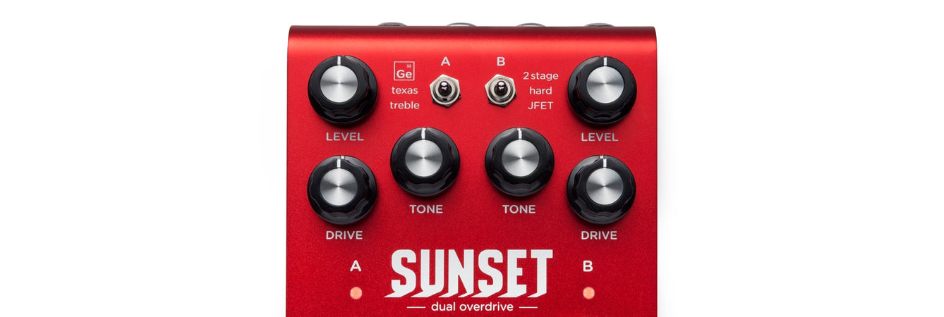 Strymon Sunset Dual Overdrive Guitar Effects Pedal
