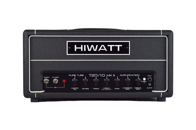 HIWATT T20/10 20 Watt Head MKIII Valve Amplifier with True Spring Reverb