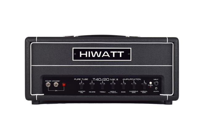 HIWATT T40-20 MKIII 40 Watt Valve Head Amplifier with Reverb - theguitarstoreonline