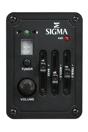 Sigma GJME SE Series Jumbo Cutaway Electro Acoustic in Natural - theguitarstoreonline