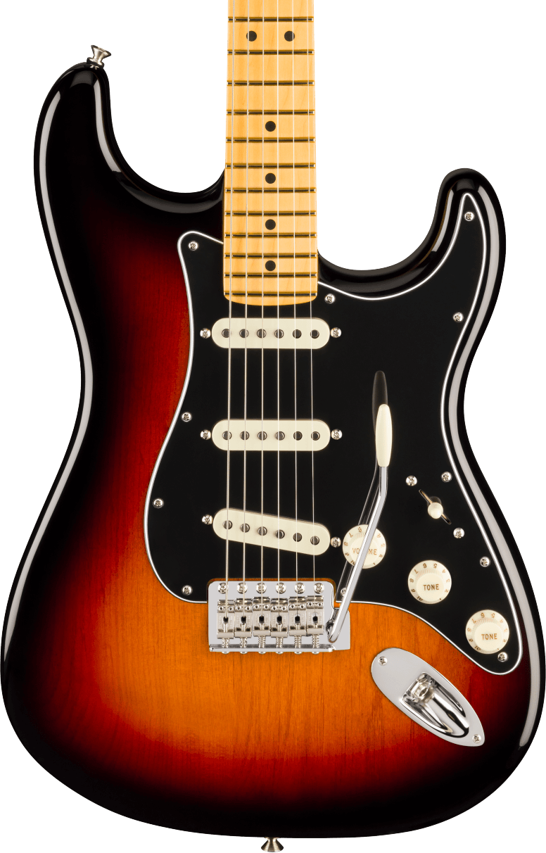 Fender American Professional Classic Stratocaster Maple Neck in 3 Tone Sunburst