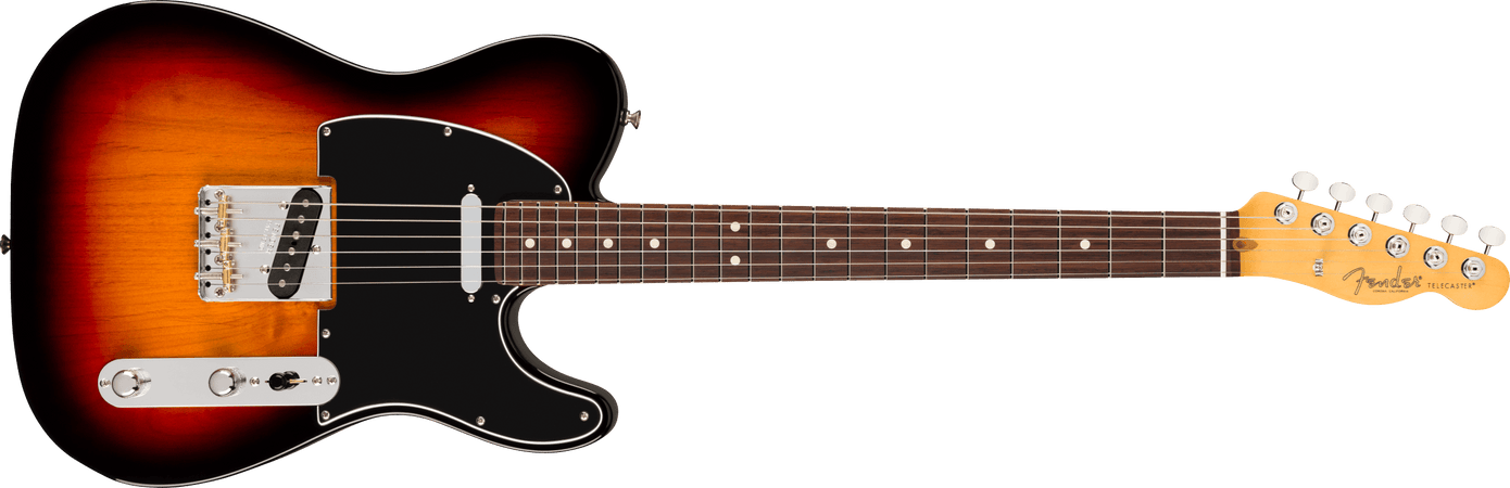 Fender American Professional Classic Telecaster Rosewood Fretboard in 3 Tone Sunburst