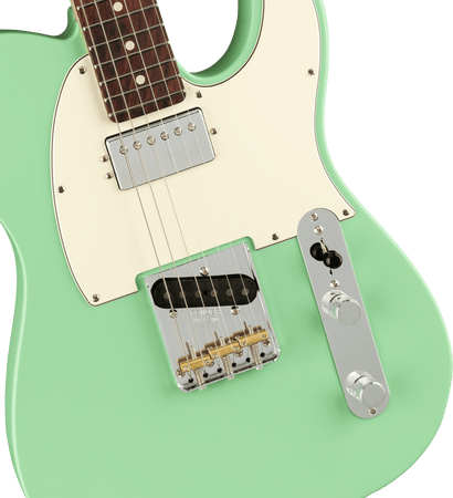 Fender American Performer Telecaster SH in Satin Surf Green with RW FB