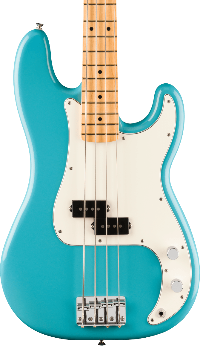 Fender Player II Precision Bass Maple Fingerboard in Aquatone Blue