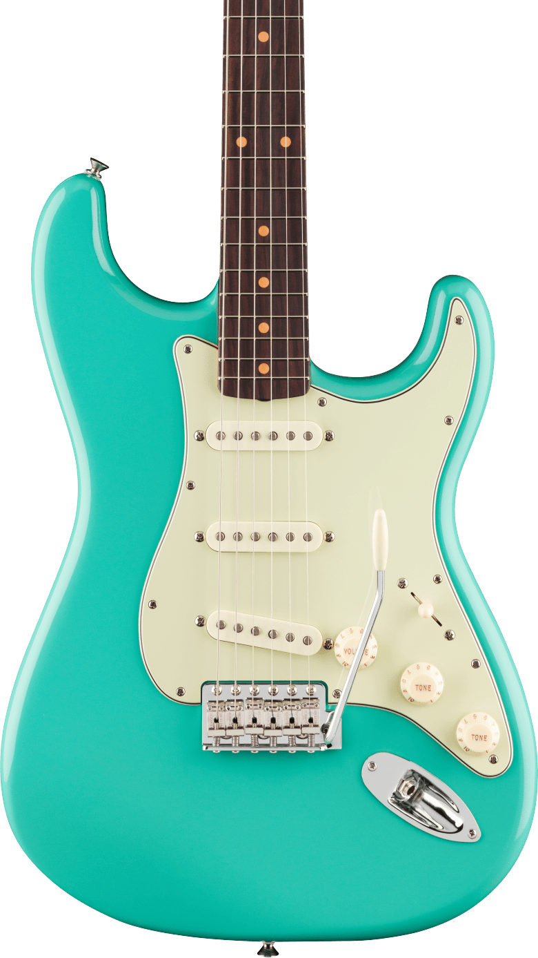 Fender Vintera III Early '60s Stratocaster Rosewood FB in Seafoam Green
