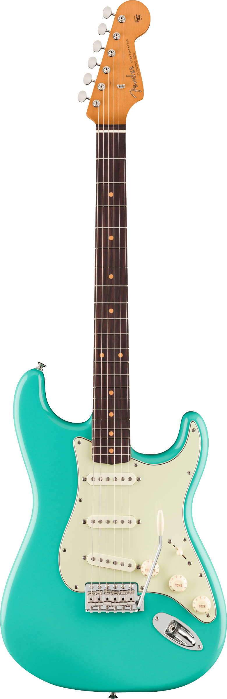 Fender Vintera III Early '60s Stratocaster Rosewood FB in Seafoam Green