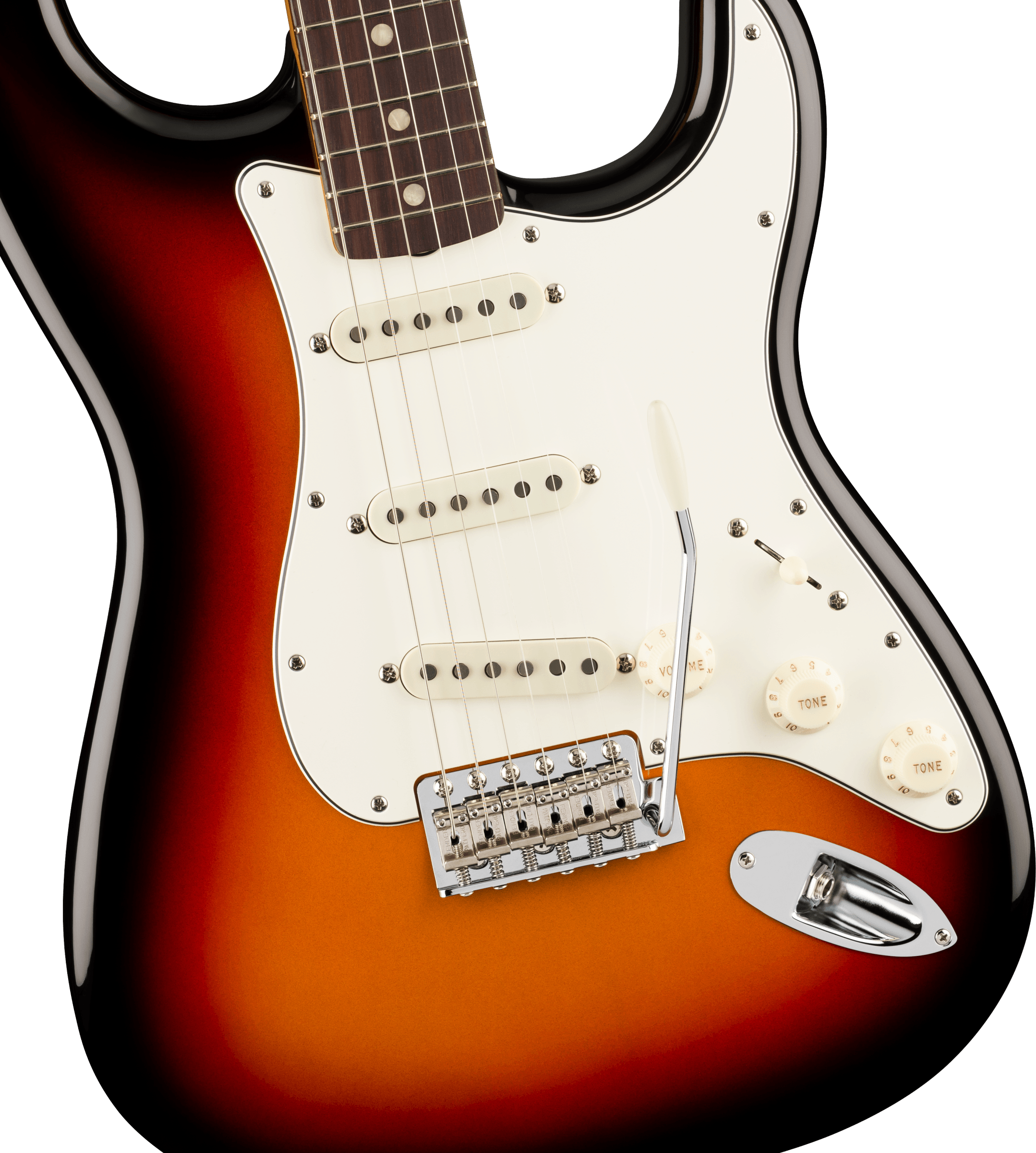 Fender Vintera III Stratocaster fin des années 60 Touche Palissandre 3 tons Sunburst