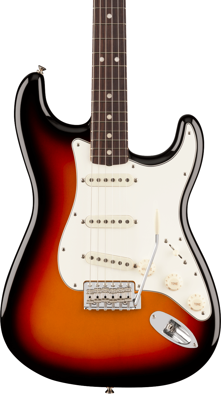 Fender Vintera III Stratocaster fin des années 60 Touche Palissandre 3 tons Sunburst