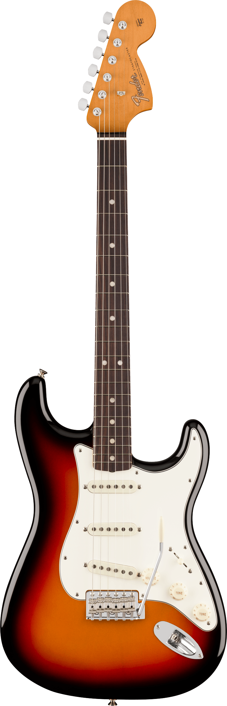 Fender Vintera III Stratocaster fin des années 60 Touche Palissandre 3 tons Sunburst