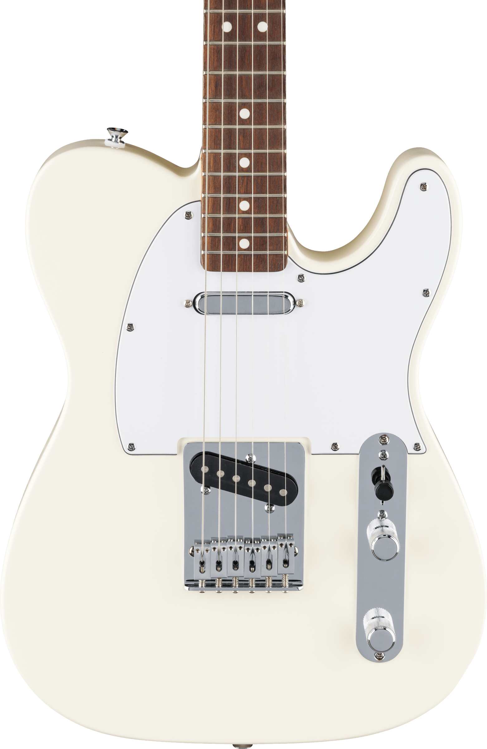 Fender Standard Series Telecaster White Pickguard Laurel FB in Olympic White