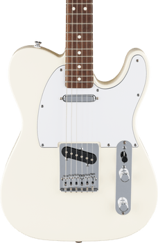 Fender Standard Series Telecaster White Pickguard Laurel FB in Olympic White