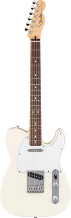 Fender Standard Series Telecaster White Pickguard Laurel FB in Olympic White
