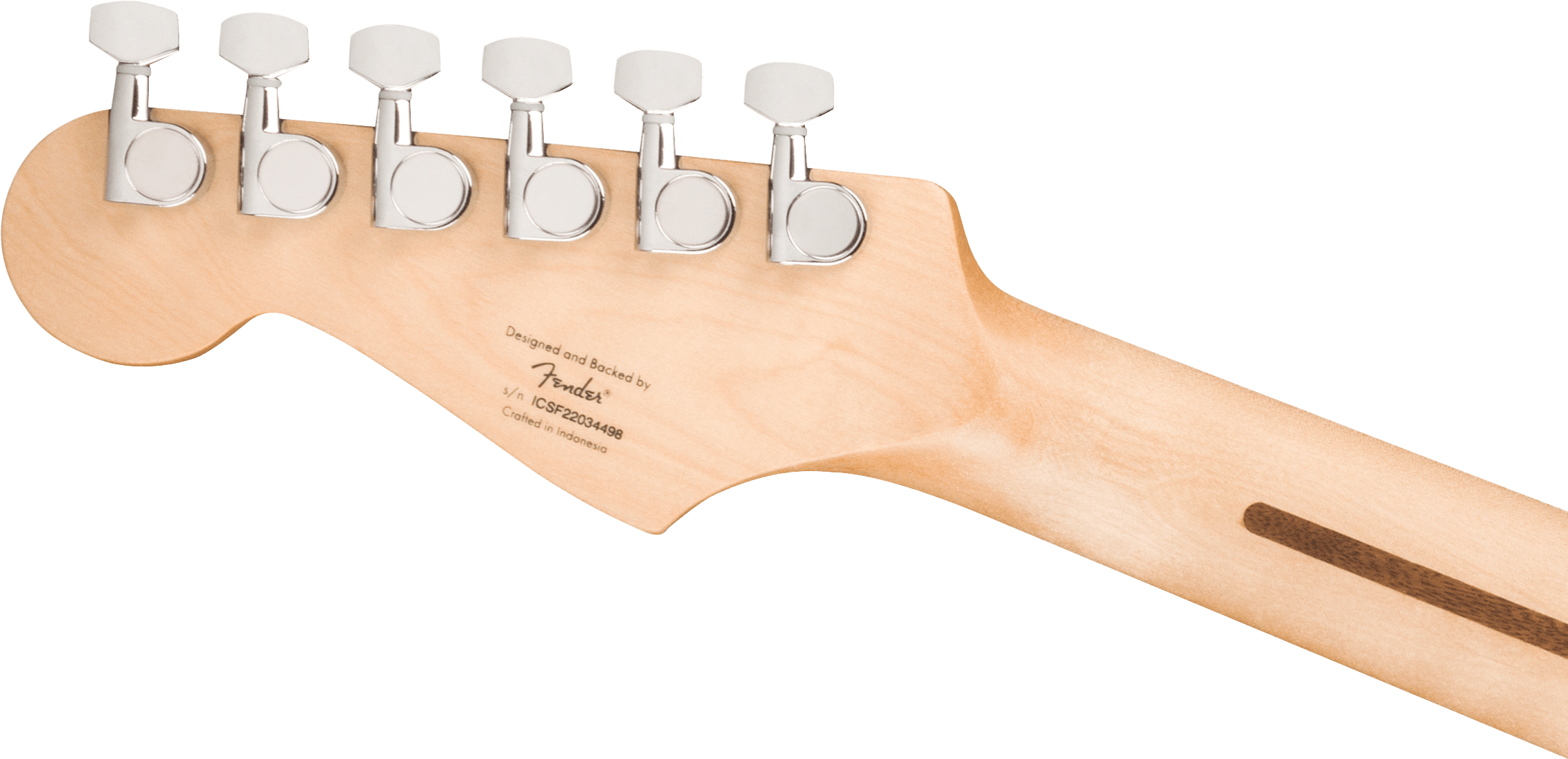 Squier Sonic Stratocaster White Pickguard in Ultraviolet Laurel Fretboard