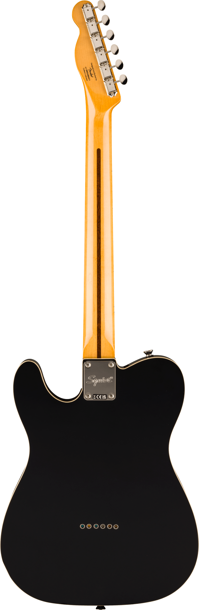 Squier FSR Classic Vibe 60's Custom Telecaster Gold Anodised in Black
