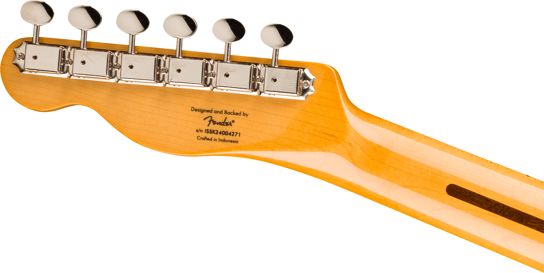 Squier FSR Classic Vibe 60's Custom Telecaster Gold Anodised in Black