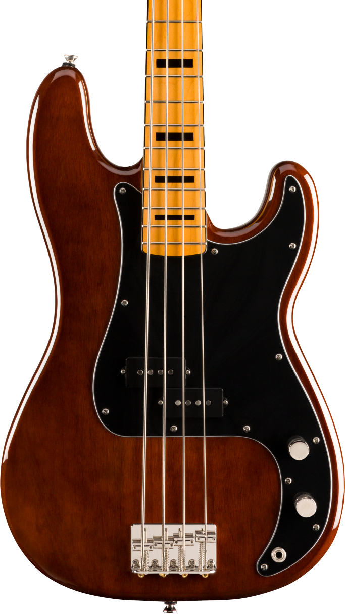 Squier Classic Vibe '70s Precision Bass Maple Neck in Walnut