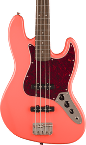 Squier Classic Vibe 60's Jazz Bass Guitar Laurel FB in Tahitian Coral