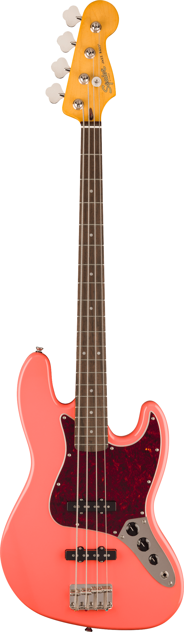 Squier Classic Vibe 60's Jazz Bass Guitare Touche Laurier Coral Tahitien