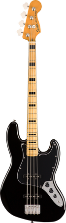 Squier Classic Vibe '70s Jazz Bass Guitar Maple Neck in Black