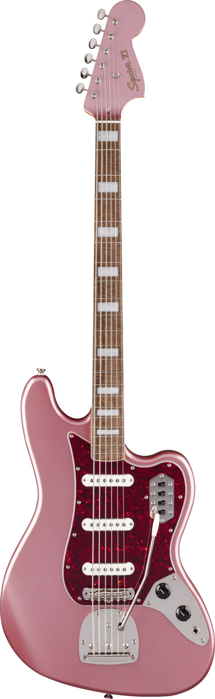Squier Classic Vibe Bass VI Édition Limitée Burgundy Mist