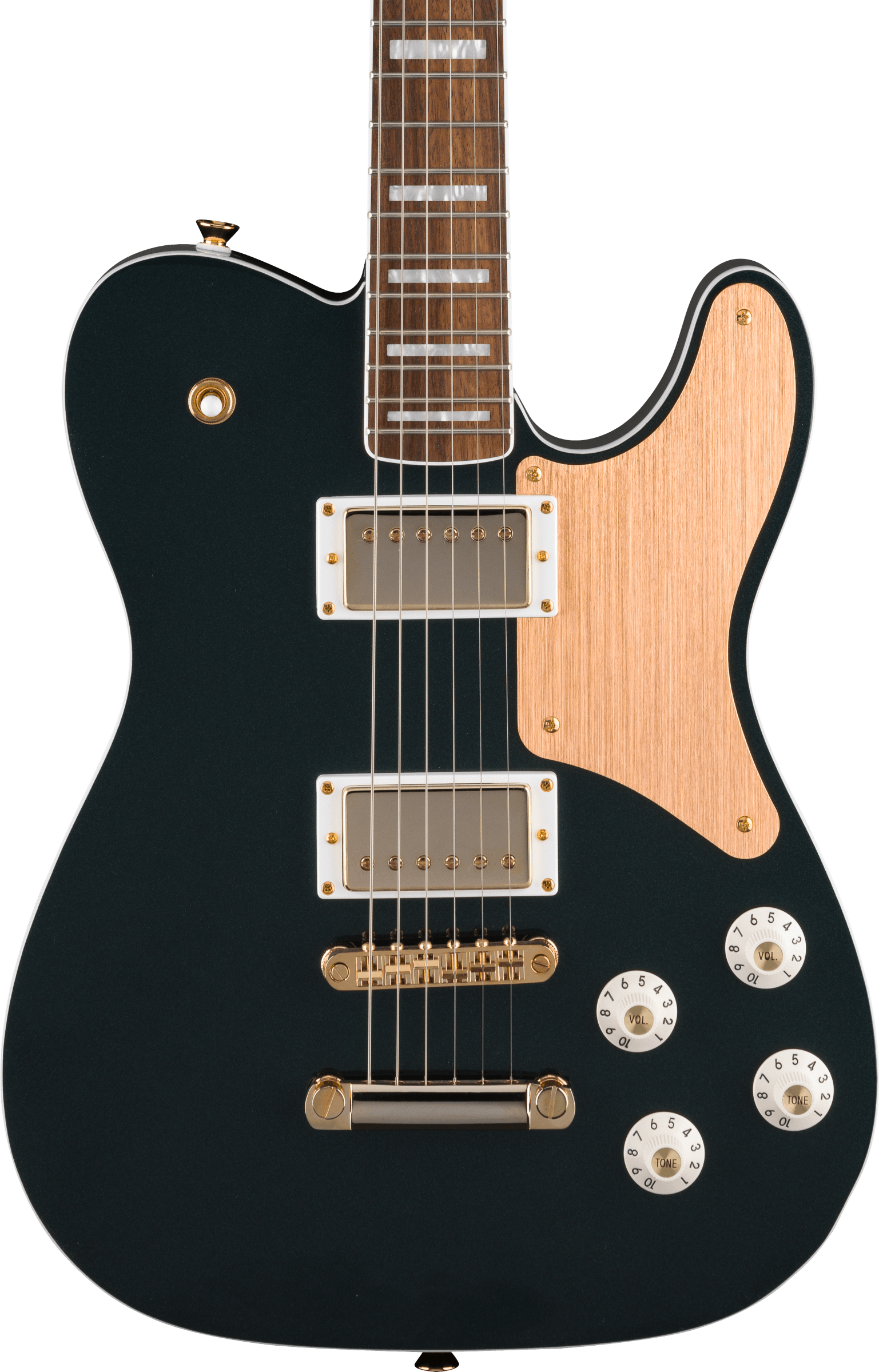 Squier Ltd Edition Paranormal Troublemaker Telecaster Deluxe in Cadillac Green