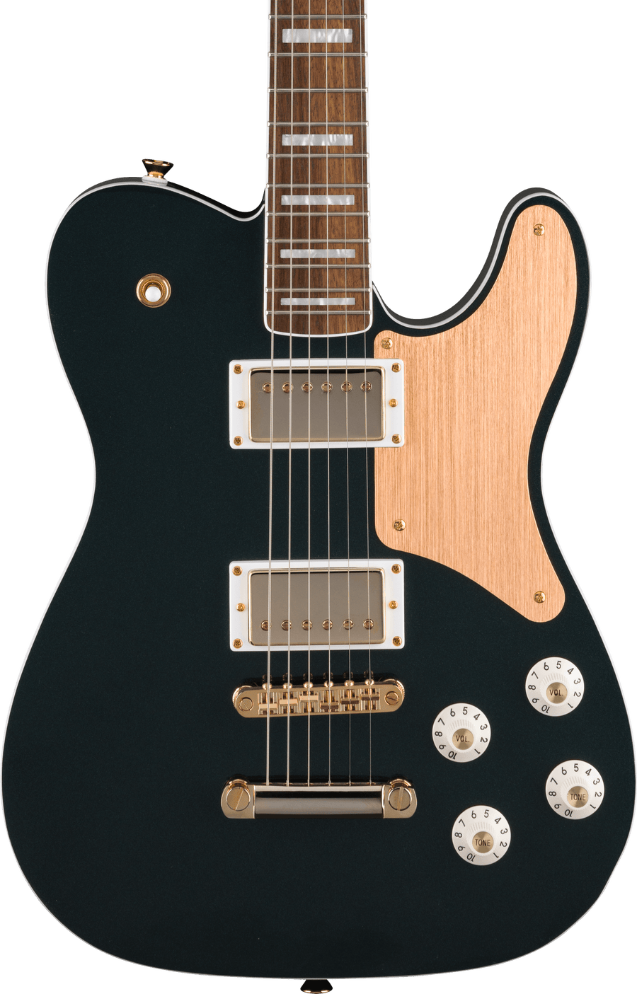 Squier Ltd Edition Paranormal Troublemaker Telecaster Deluxe in Cadillac Green