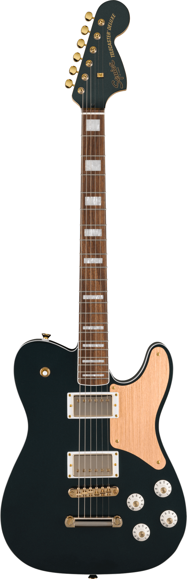 Squier Ltd Edition Paranormal Troublemaker Telecaster Deluxe in Cadillac Green