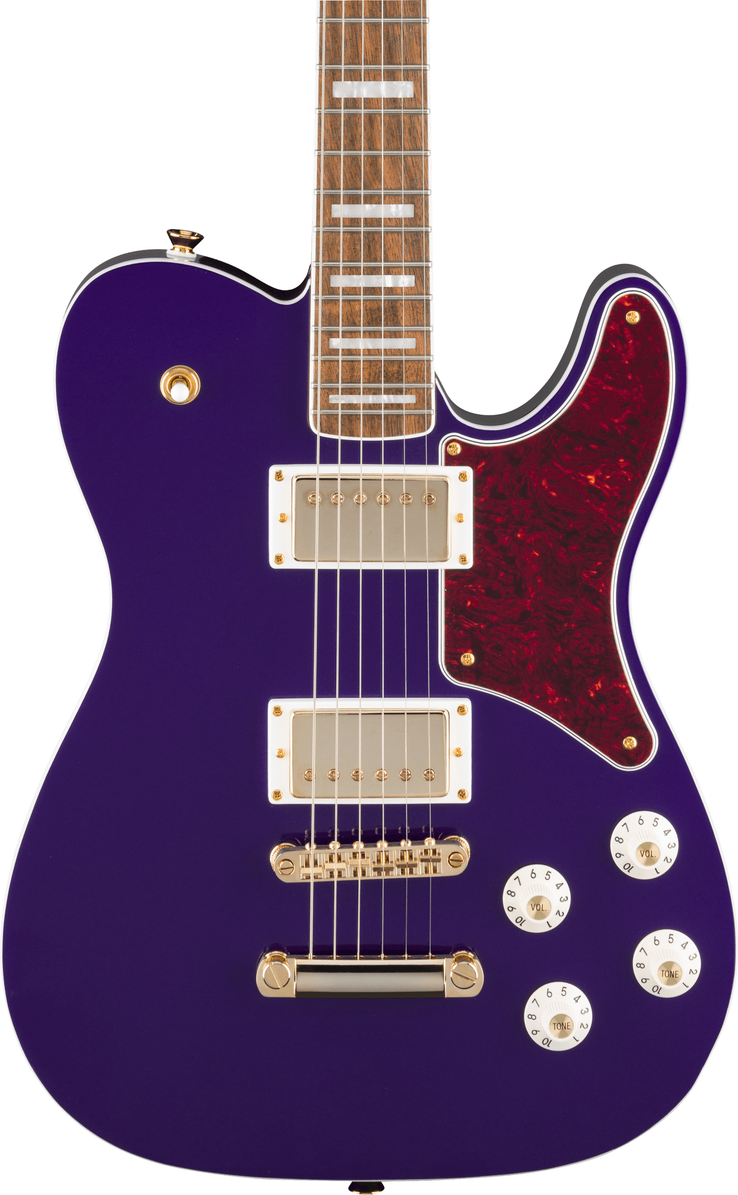 Squier Ltd Edition Paranormal Troublemaker Telecaster Deluxe in Purple Metallic