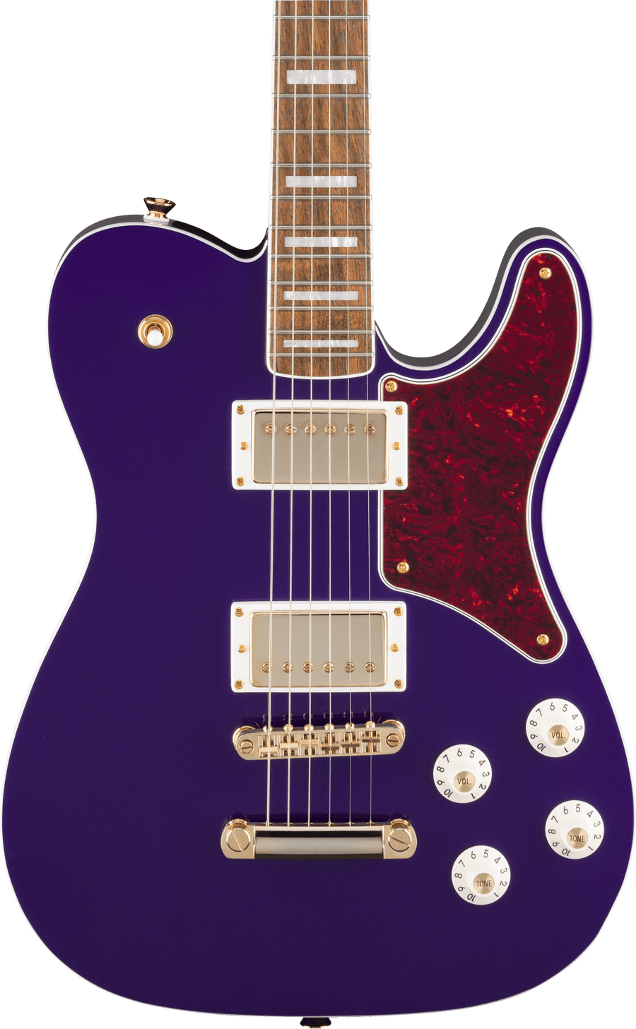 Squier Ltd Edition Paranormal Troublemaker Telecaster Deluxe in Purple Metallic