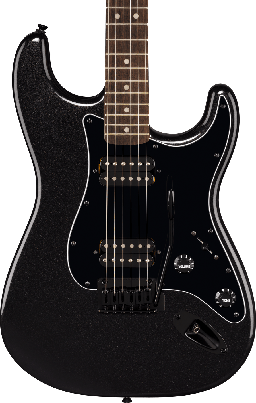 Squier Limited Edition Affinity Stratocaster Laurel Fretboard HH in Metallic Black