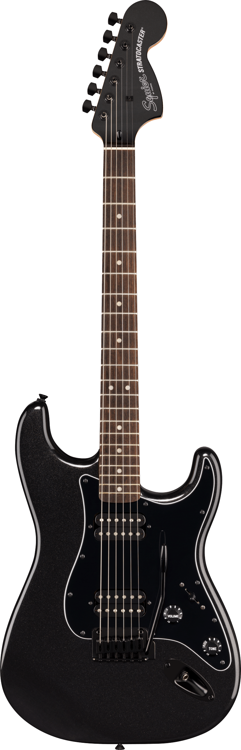Squier Limited Edition Affinity Stratocaster Laurel Fretboard HH in Metallic Black