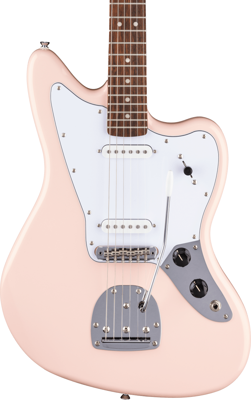 Squier FSR Affinity Jaguar Laurel FB in Shell Pink