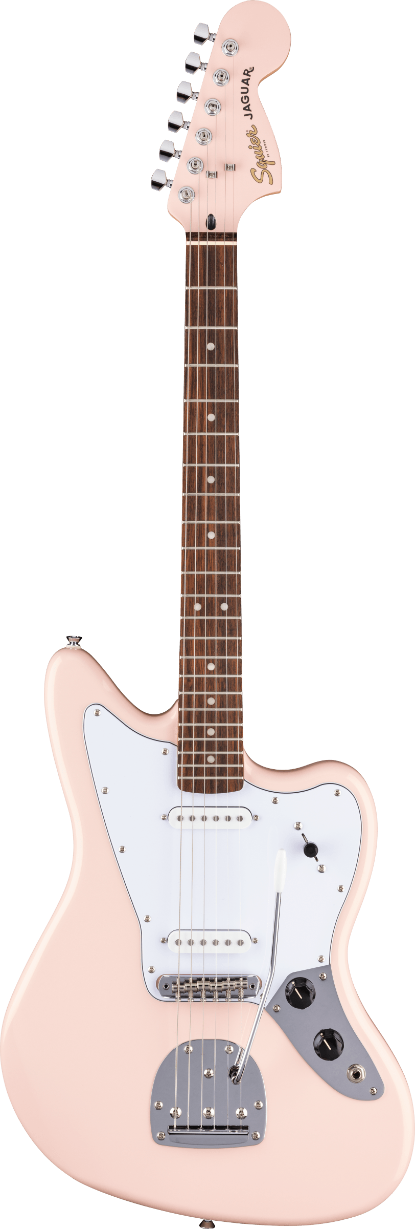 Squier FSR Affinity Jaguar Laurel FB in Shell Pink