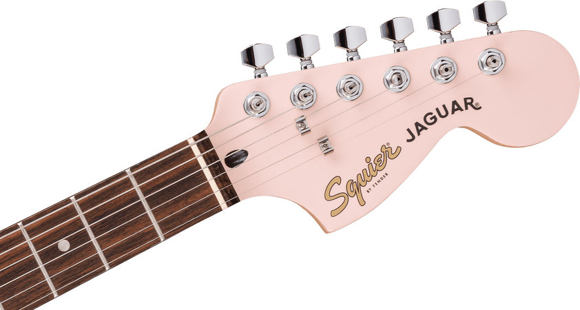 Squier FSR Affinity Jaguar Laurel FB in Shell Pink