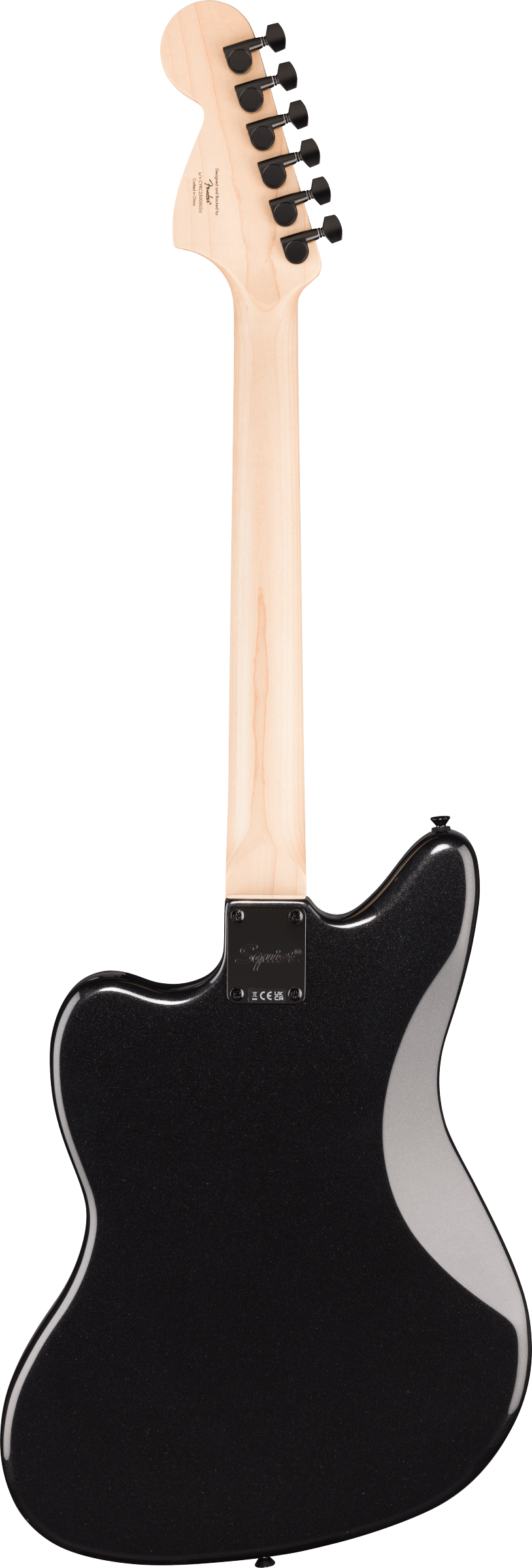 Squier Limited Edition Affinity Jaguar Laurel Fretboard HH in Metallic Black