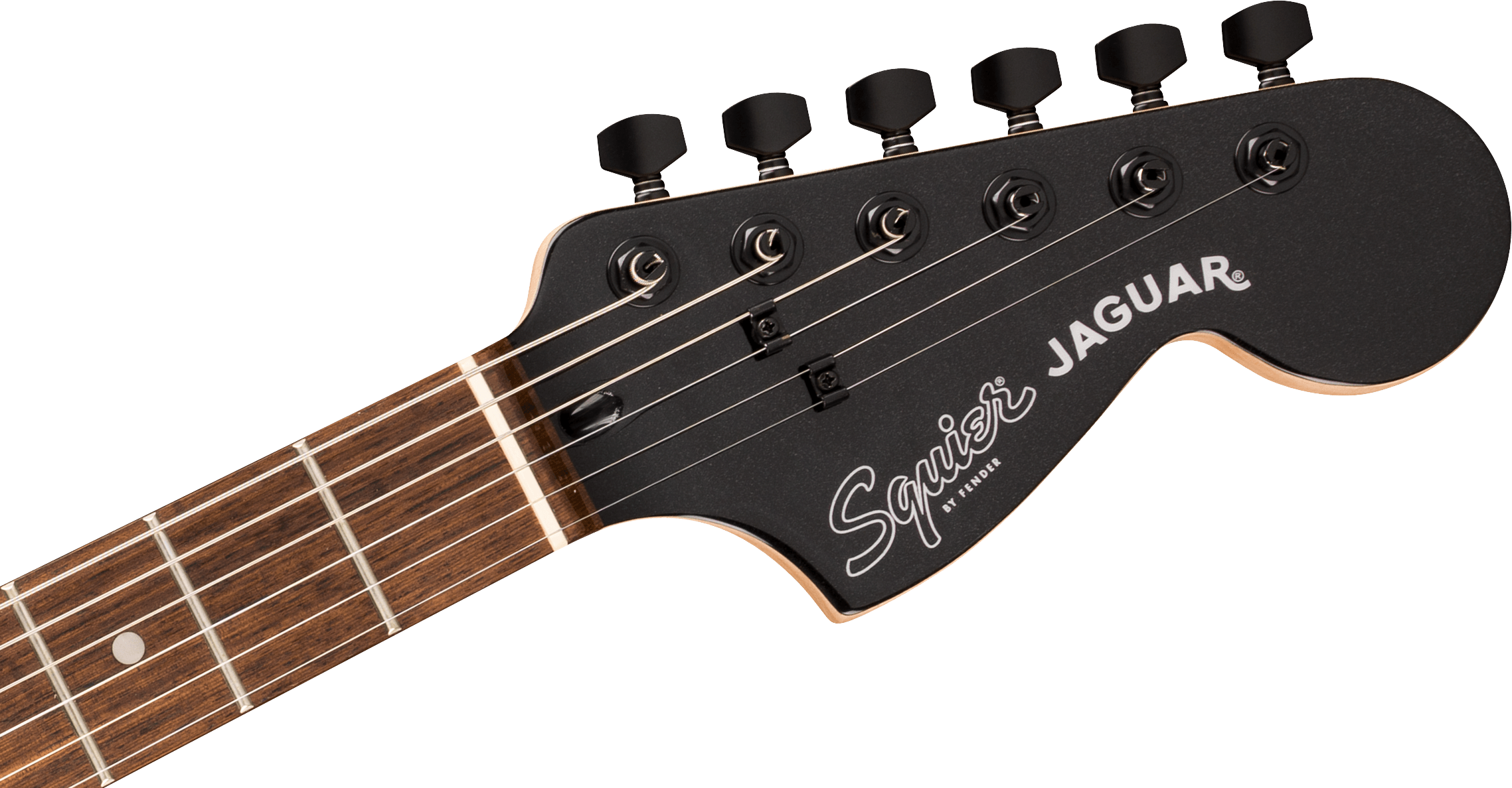 Squier Limited Edition Affinity Jaguar Laurel Fretboard HH in Metallic Black