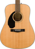 Fender CD-60S Solid Top Dreadnought Left Handed in Natural