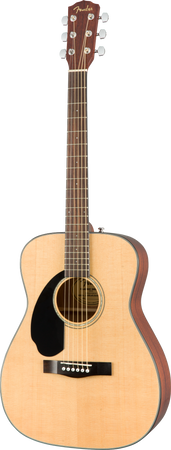 Fender CD-60S Solid Top Dreadnought Left Handed in Natural