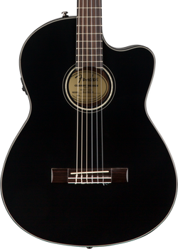 Fender CN-140SCE Electro Classical Thinline in Black