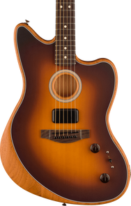 Fender Acoustasonic Player Jazzmaster Acoustic Electric Guitar in 2 Tone Sunburst