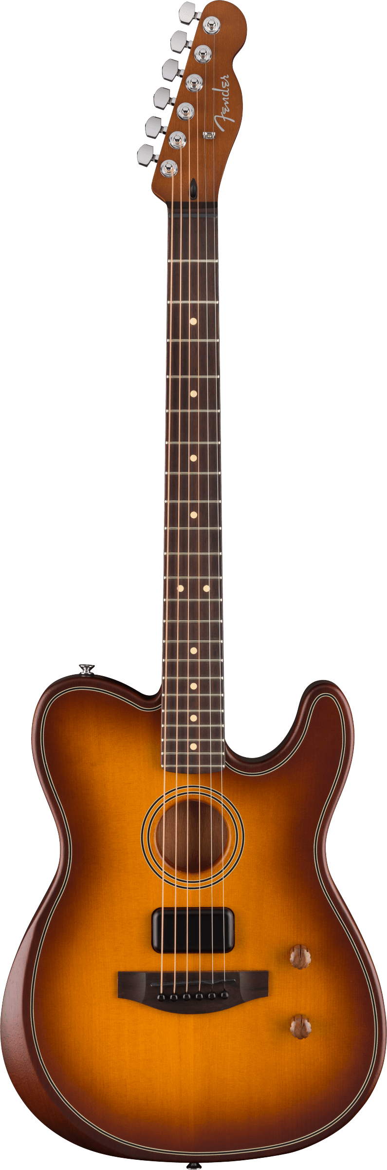 Guitare électro-acoustique Fender Acoustasonic Standard Telecaster en finition Honey Burst