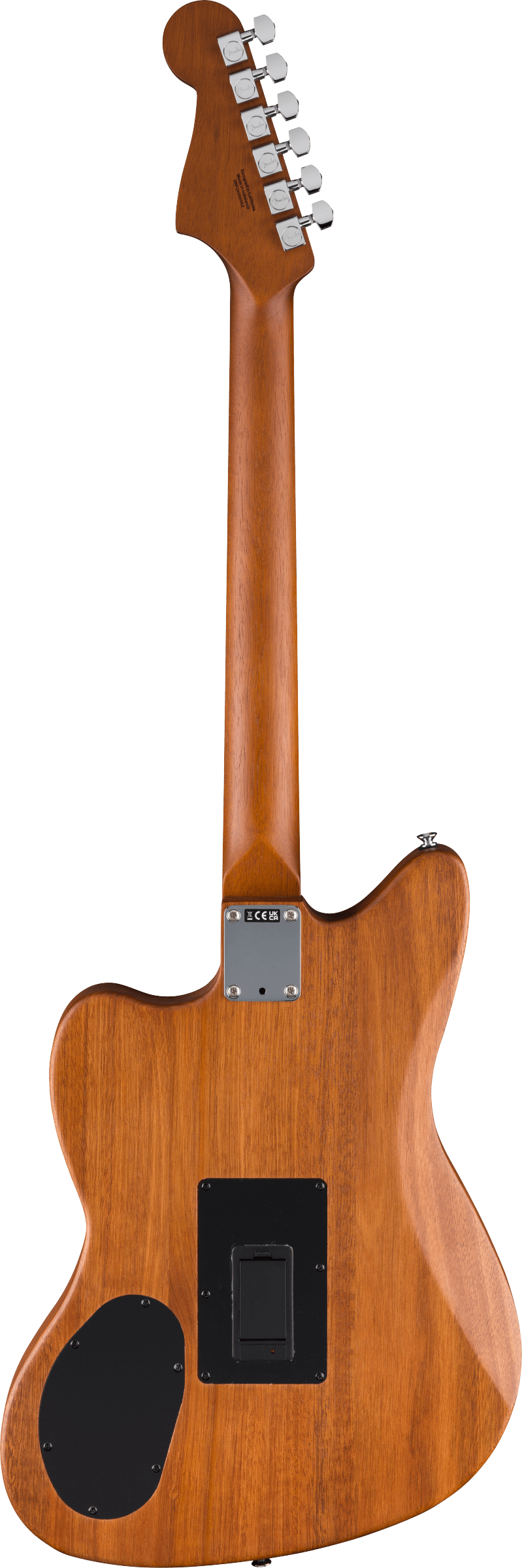 Fender Acoustasonic Standard Jazzmaster Acoustic Electric Guitar in Aged Natural