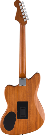 Fender Acoustasonic Standard Jazzmaster Acoustic Electric Guitar in Aged Natural