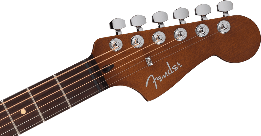 Fender Acoustasonic Standard Jazzmaster Acoustic Electric Guitar in Aged Natural