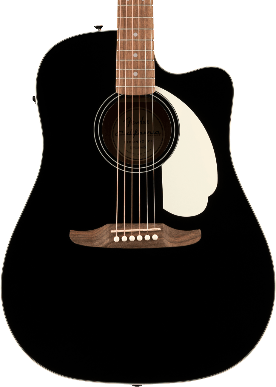 Fender California Standard Redondo CE Acoustic Guitar in Black