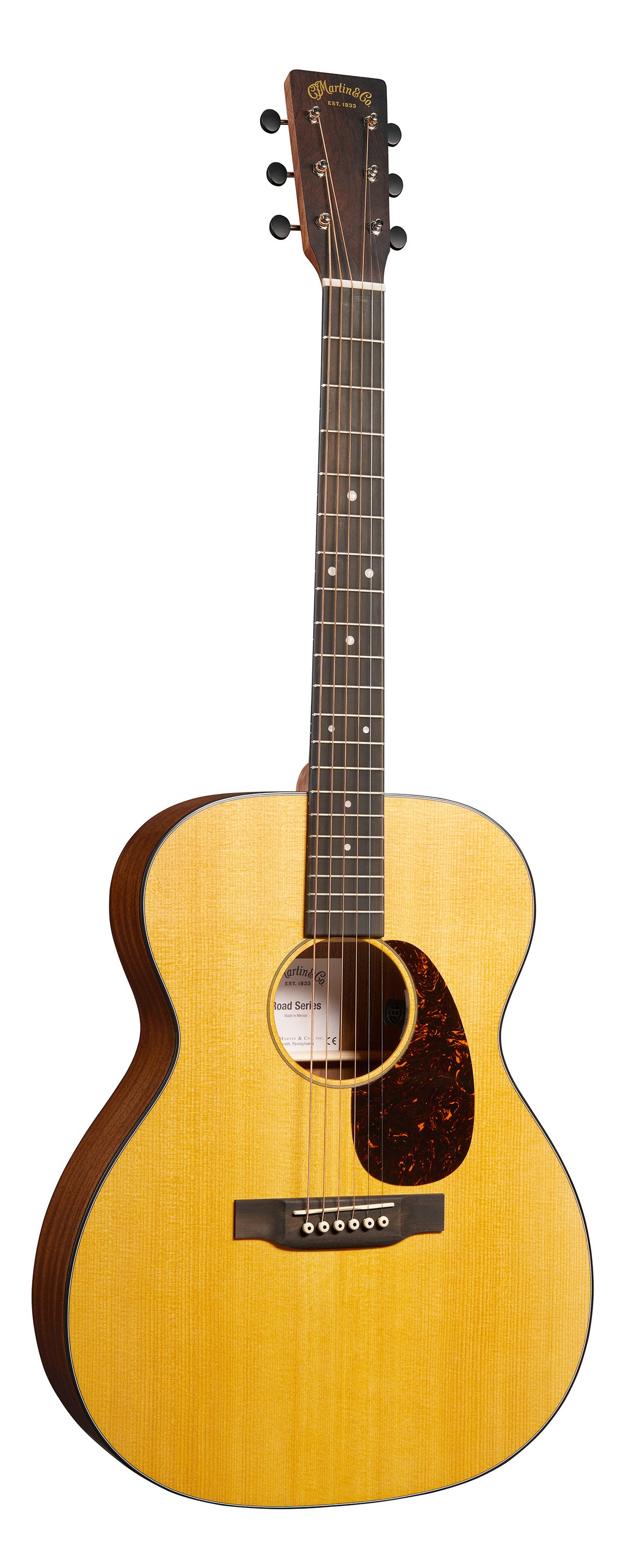 Martin 000-10E Road Series Retro Concert in Spruce/Sapele in Soft Shell Case