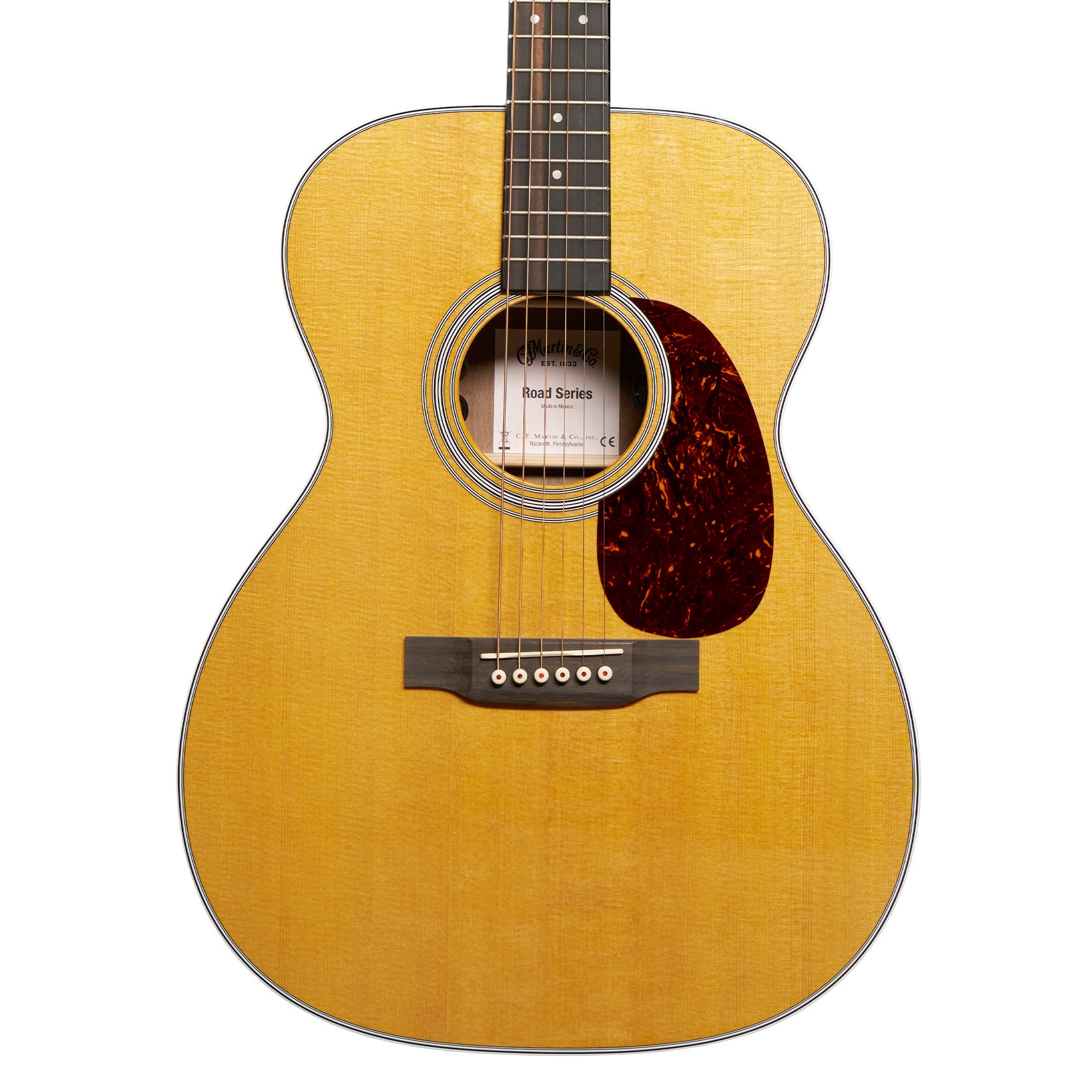 Guitare Martin 000-13E Road Series Retro Grand Concert en épicéa/noyer avec étui souple