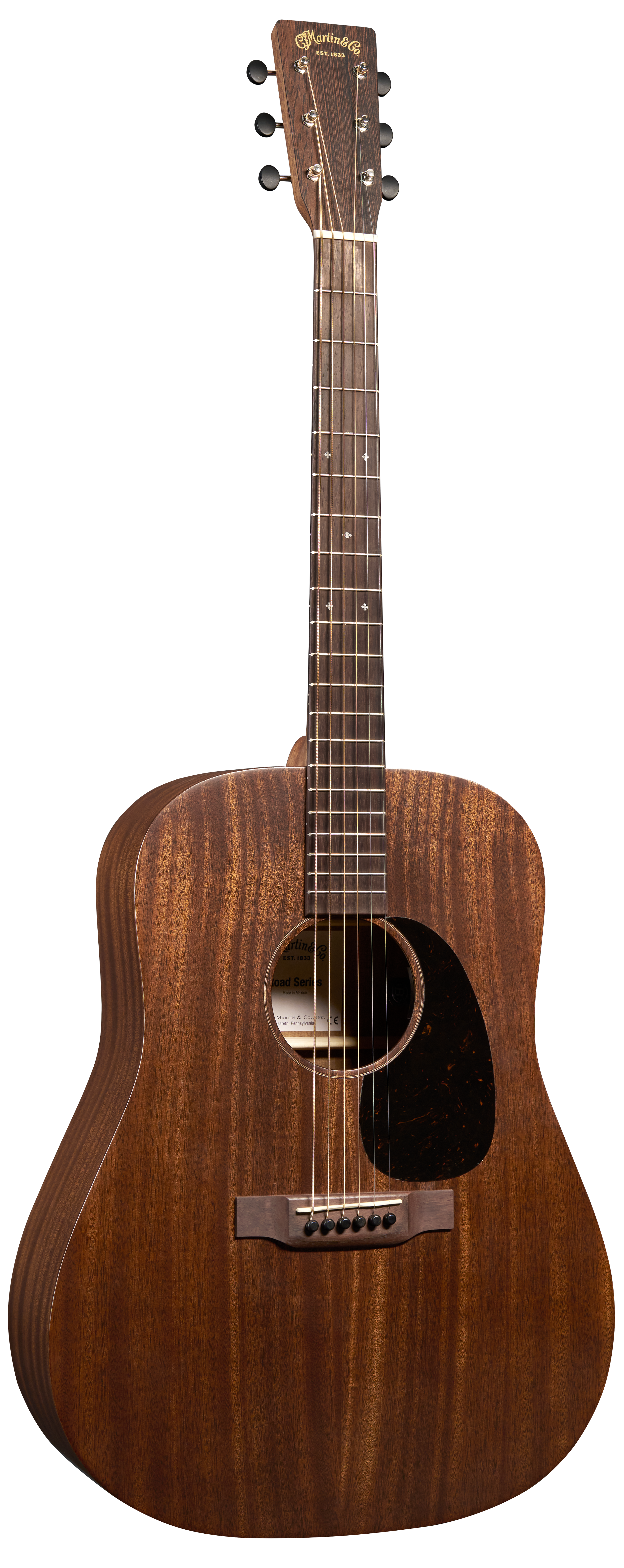 Martin D-10E Retro Road Series Dreadnought with E1 Pickup in Sapele and Soft Shell Case